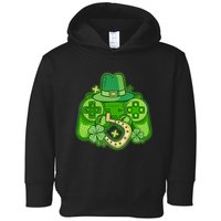 St Patricks Day Lucky Video Game Controller Toddler Hoodie
