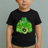 St Patricks Day Lucky Video Game Controller Toddler T-Shirt