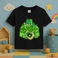 St Patricks Day Lucky Video Game Controller Toddler T-Shirt