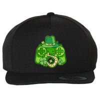 St Patricks Day Lucky Video Game Controller Wool Snapback Cap