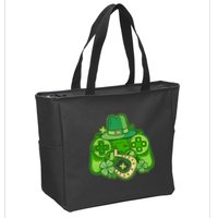 St Patricks Day Lucky Video Game Controller Zip Tote Bag