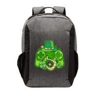 St Patricks Day Lucky Video Game Controller Vector Backpack