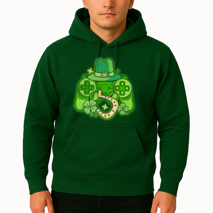 St Patricks Day Lucky Video Game Controller Hoodie