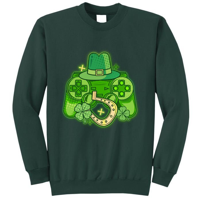 St Patricks Day Lucky Video Game Controller Sweatshirt