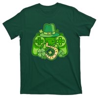 St Patricks Day Lucky Video Game Controller T-Shirt