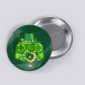 St Patricks Day Lucky Video Game Controller Button