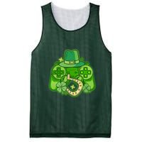 St Patricks Day Lucky Video Game Controller Mesh Reversible Basketball Jersey Tank
