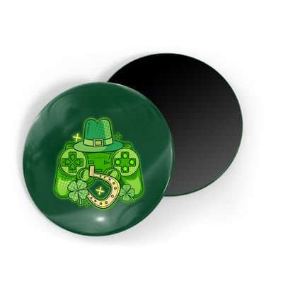 St Patricks Day Lucky Video Game Controller Magnet