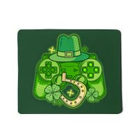 St Patricks Day Lucky Video Game Controller Mousepad