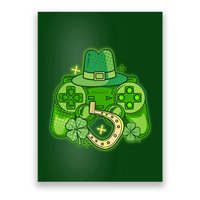 St Patricks Day Lucky Video Game Controller Poster