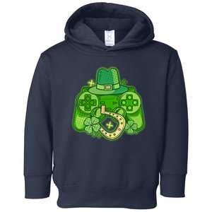 St Patricks Day Lucky Video Game Controller Toddler Hoodie