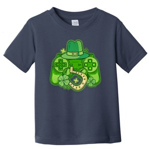 St Patricks Day Lucky Video Game Controller Toddler T-Shirt