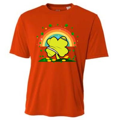 Saint Patricks Day Shenanigans Rainbow Tennis Ball Shamrock Gift Cooling Performance Crew T-Shirt