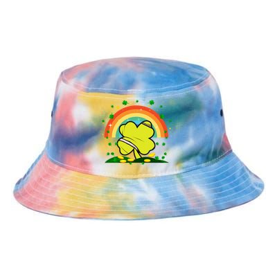 Saint Patricks Day Shenanigans Rainbow Tennis Ball Shamrock Gift Tie Dye Newport Bucket Hat