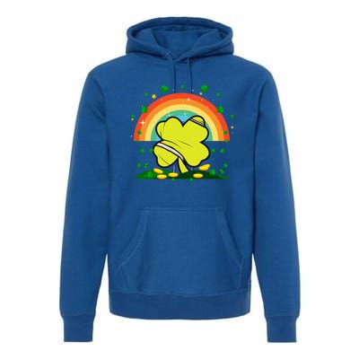 Saint Patricks Day Shenanigans Rainbow Tennis Ball Shamrock Gift Premium Hoodie