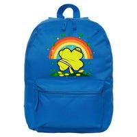 Saint Patricks Day Shenanigans Rainbow Tennis Ball Shamrock Gift 16 in Basic Backpack