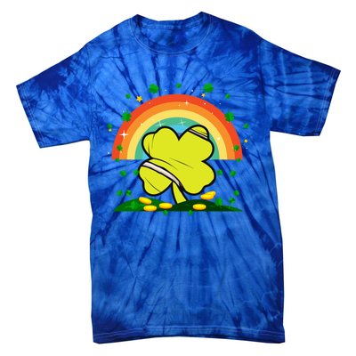 Saint Patricks Day Shenanigans Rainbow Tennis Ball Shamrock Gift Tie-Dye T-Shirt