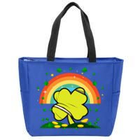 Saint Patricks Day Shenanigans Rainbow Tennis Ball Shamrock Gift Zip Tote Bag