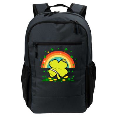 Saint Patricks Day Shenanigans Rainbow Tennis Ball Shamrock Gift Daily Commute Backpack