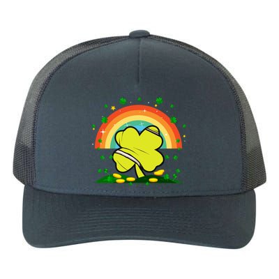 Saint Patricks Day Shenanigans Rainbow Tennis Ball Shamrock Gift Yupoong Adult 5-Panel Trucker Hat