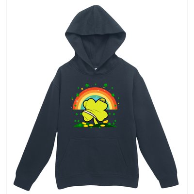 Saint Patricks Day Shenanigans Rainbow Tennis Ball Shamrock Gift Urban Pullover Hoodie