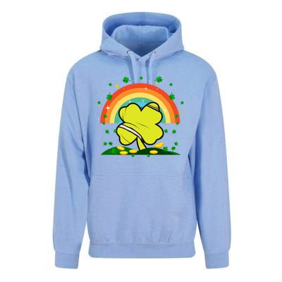 Saint Patricks Day Shenanigans Rainbow Tennis Ball Shamrock Gift Unisex Surf Hoodie