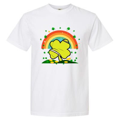 Saint Patricks Day Shenanigans Rainbow Tennis Ball Shamrock Gift Garment-Dyed Heavyweight T-Shirt