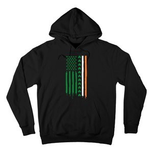 St Patricks Day Usa Flag Funny Gift Hoodie