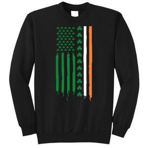 St Patricks Day Usa Flag Funny Gift Sweatshirt