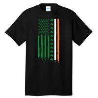 St Patricks Day Usa Flag Funny Gift Tall T-Shirt