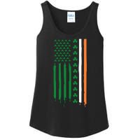 St Patricks Day Usa Flag Funny Gift Ladies Essential Tank