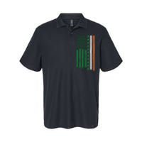 St Patricks Day Usa Flag Funny Gift Softstyle Adult Sport Polo