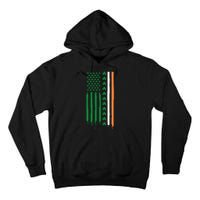 St Patricks Day Usa Flag Funny Gift Tall Hoodie