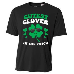 St Patricks Day Cutest Clover In The Patch Cooling Performance Crew T-Shirt