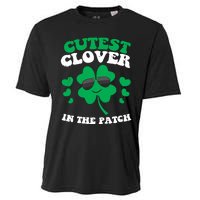 St Patricks Day Cutest Clover In The Patch Cooling Performance Crew T-Shirt