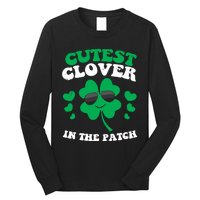 St Patricks Day Cutest Clover In The Patch Long Sleeve Shirt