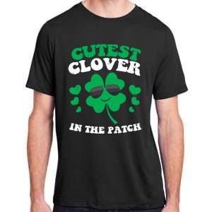 St Patricks Day Cutest Clover In The Patch Adult ChromaSoft Performance T-Shirt