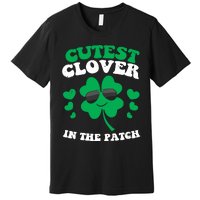 St Patricks Day Cutest Clover In The Patch Premium T-Shirt