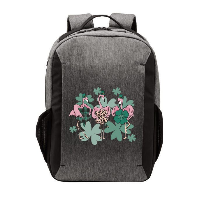 St Patrick's Day Flamingo Vector Backpack