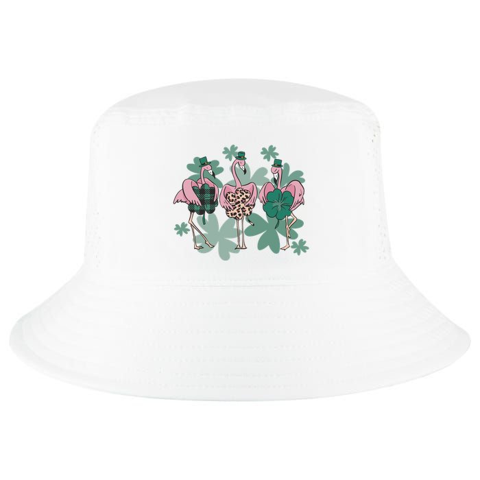 St Patrick's Day Flamingo Cool Comfort Performance Bucket Hat