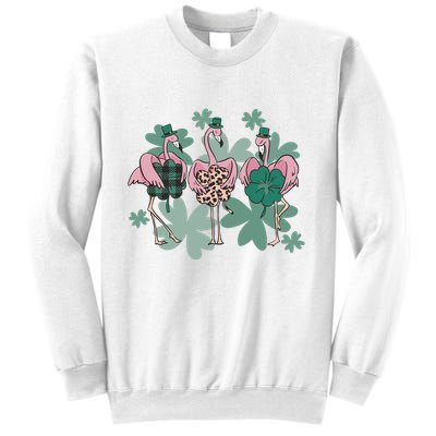 St Patrick's Day Flamingo Sweatshirt