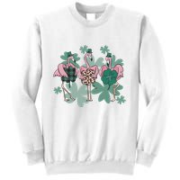St Patrick's Day Flamingo Sweatshirt
