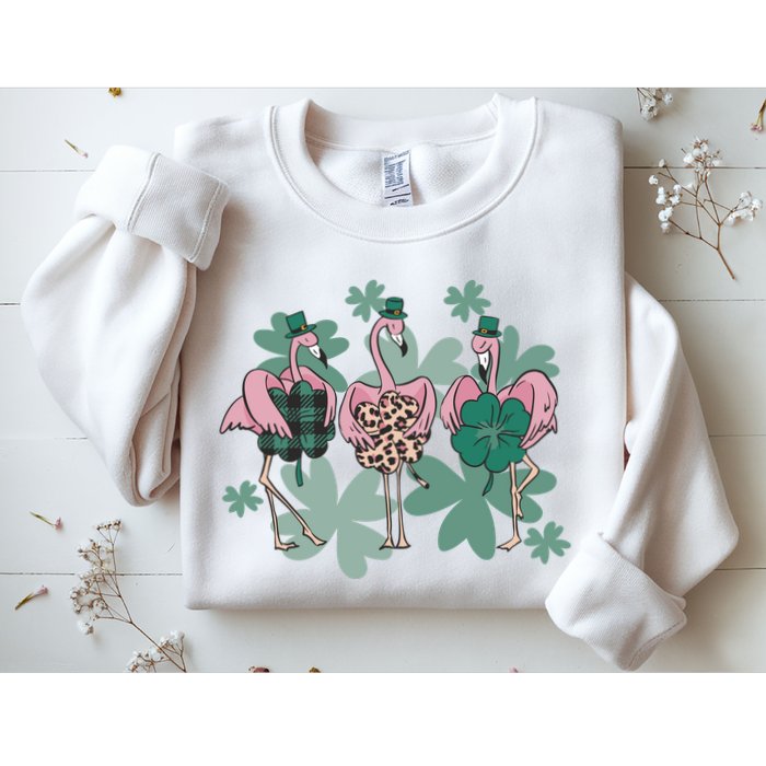 St Patrick's Day Flamingo Sweatshirt