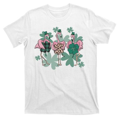 St Patrick's Day Flamingo T-Shirt