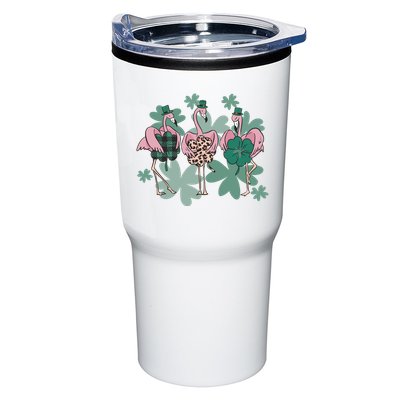 St Patrick's Day Flamingo Tumbler