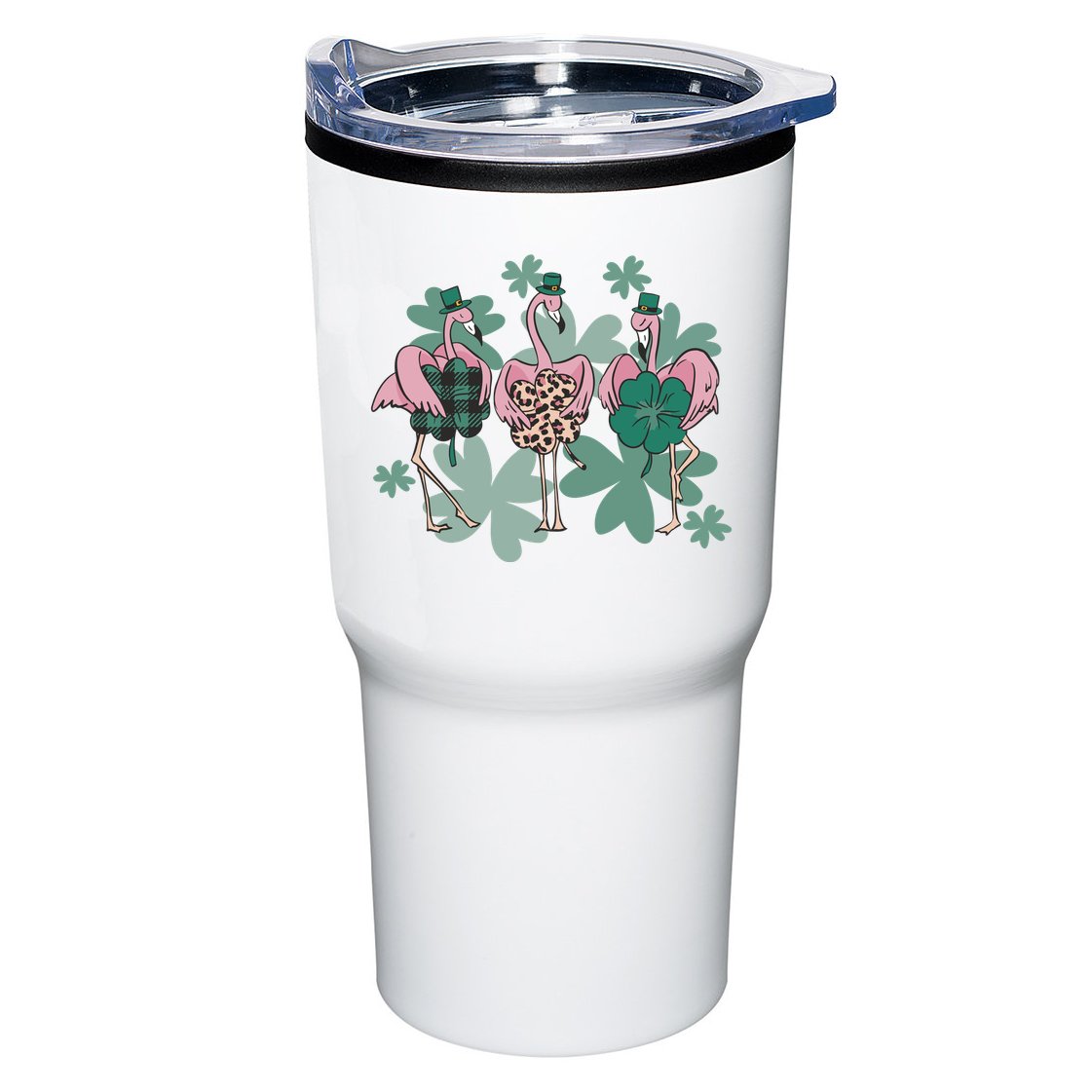 St Patrick's Day Flamingo Tumbler