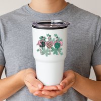 St Patrick's Day Flamingo Tumbler