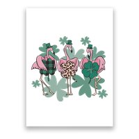 St Patrick's Day Flamingo Poster