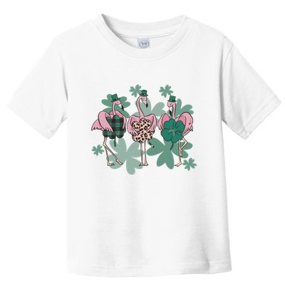 St Patrick's Day Flamingo Toddler T-Shirt