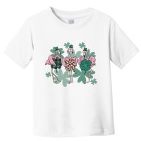 St Patrick's Day Flamingo Toddler T-Shirt